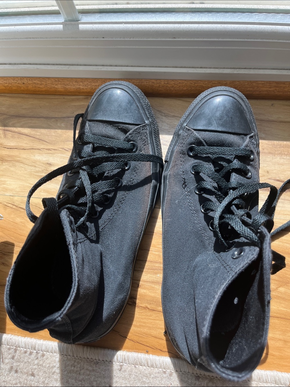 Converse Black High-Top Canvas Sneakers